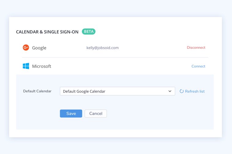 Calendar integration