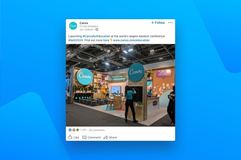 Canva - Employer Branding on LinkedIn