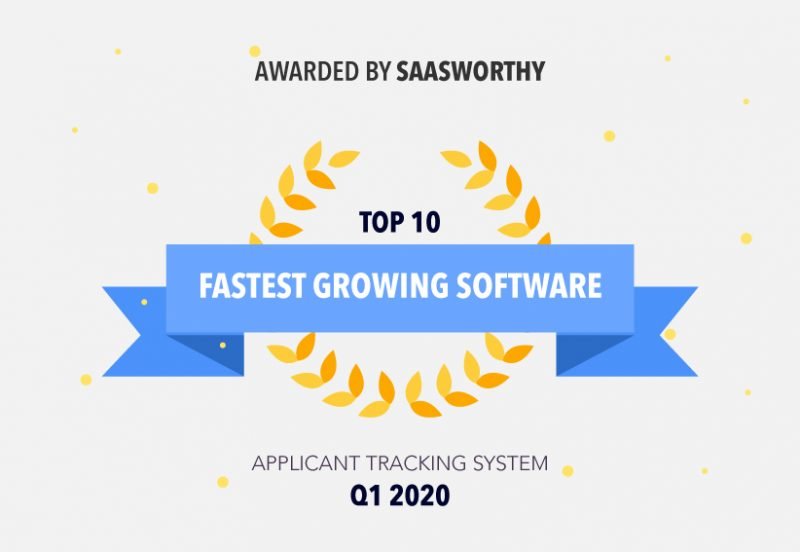 Jobsoid wins Fastest Growing Software Award in ATS Category
