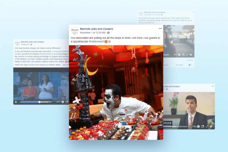 Marriott International - Employer Branding on Facebook