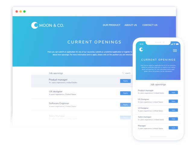 Branded Careers Portal