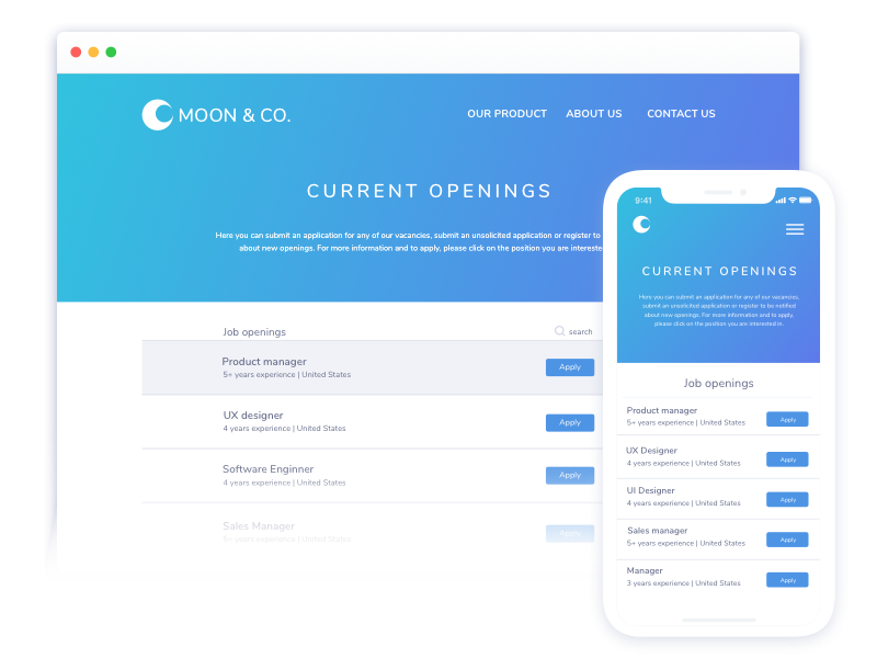 Branded Careers Portal