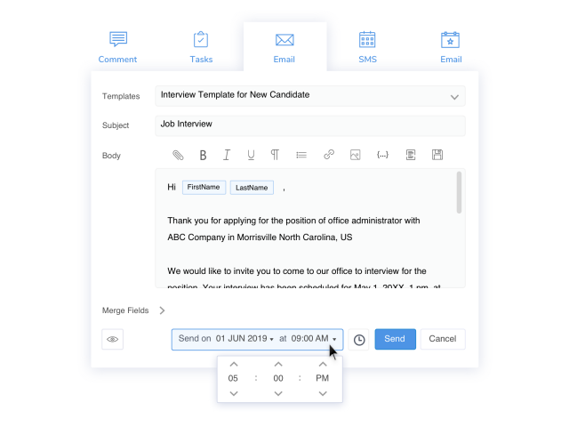 Seamless Candidate Communication