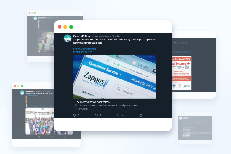 Zappos - #5 Best Example of Employer Branding on Twitter